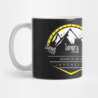 mount of java indonesia Mug